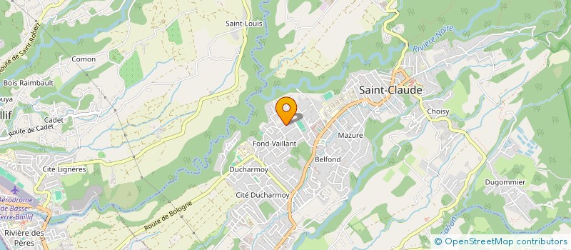 localisation de l'entreprise ASSOCIATION LE VETIVER à SAINT-CLAUDE