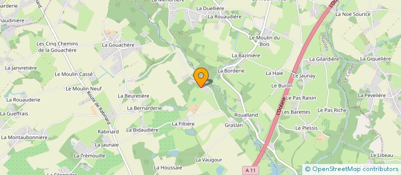 localisation de l'entreprise ASSOCIATION LE VIEUX ROUALLAND  MAUVES-SUR-LOIRE