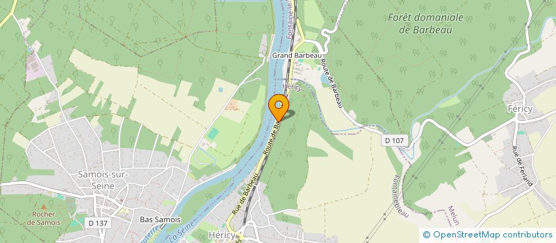 localisation de l'entreprise ASSOCIATION LE VILLAGE DEMETER  HERICY