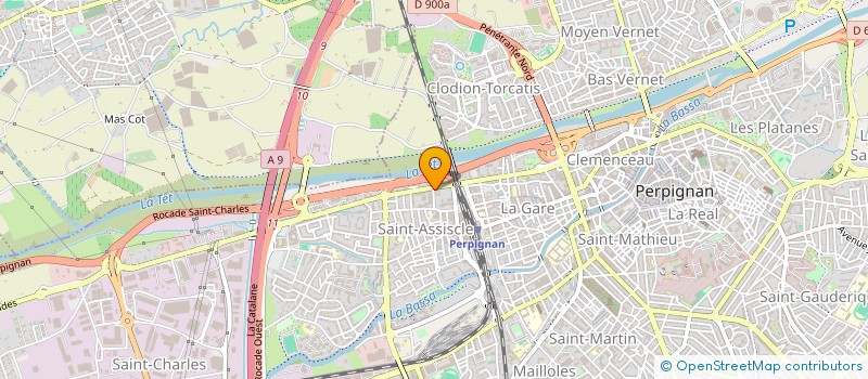 localisation de l'entreprise ASSOCIATION LEA  PERPIGNAN