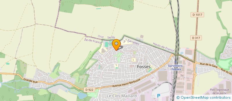 localisation de l'entreprise ASSOCIATION LEADER SCORPIO  FOSSES