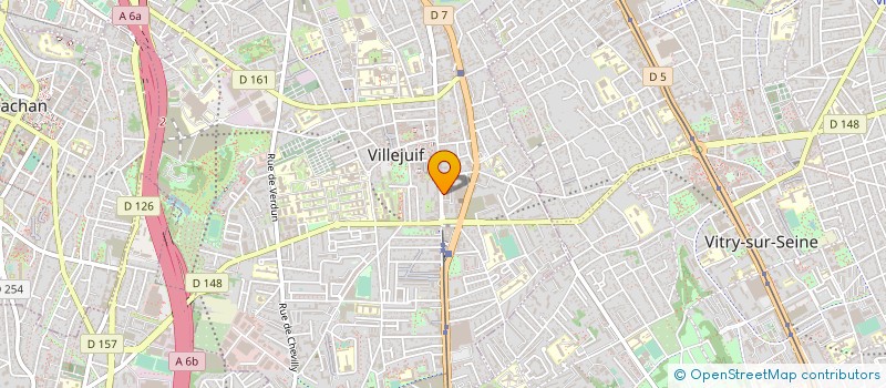 localisation de l'entreprise ASSOCIATION - LEADING à VILLEJUIF