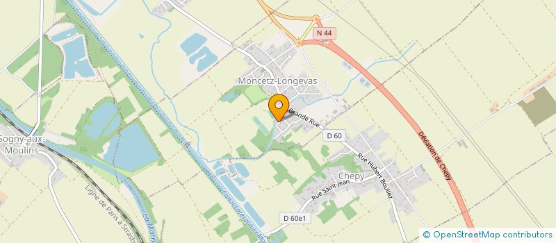 localisation de l'entreprise ASSOCIATION LEASHOW  MONCETZ-LONGEVAS