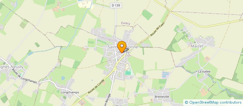 localisation de l'entreprise ASSOCIATION LEDAIN-MARIE  SAINTE-HONORINE-DU-FAY