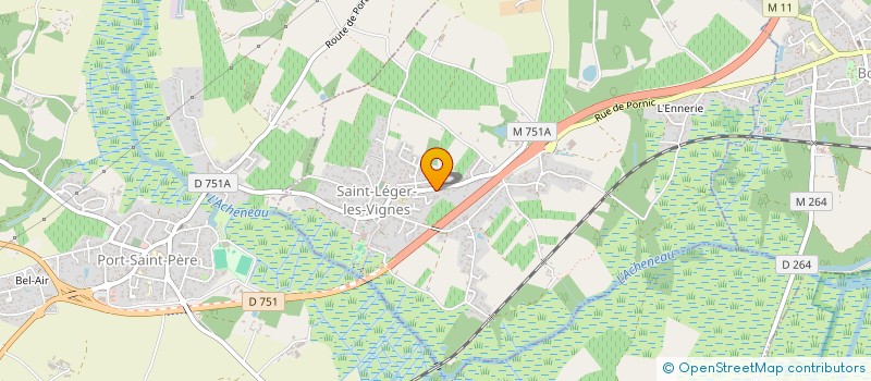 localisation de l'entreprise ASSOCIATION LEGERIENNE ENFANCE JEUNESSE  SAINT-LEGER-LES-VIGNES