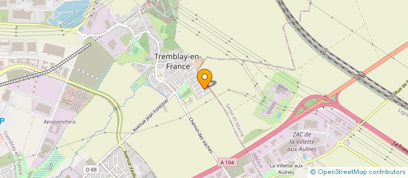 localisation de l'entreprise ASSOCIATION LELO à TREMBLAY-EN-FRANCE