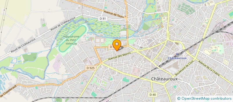 localisation de l'entreprise ASSOCIATION LEOCADE à CHATEAUROUX