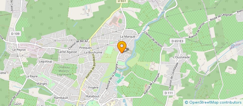 localisation de l'entreprise ASSOCIATION LEOGNAN PERALTA ALP à LEOGNAN