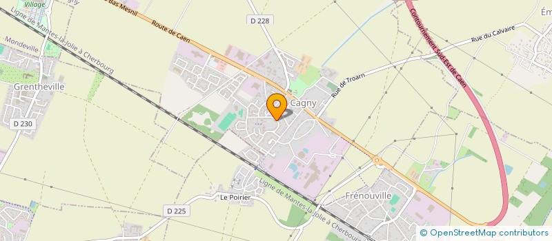 localisation de l'entreprise ASSOCIATION LERABLE-RESSENCOURT  CAGNY