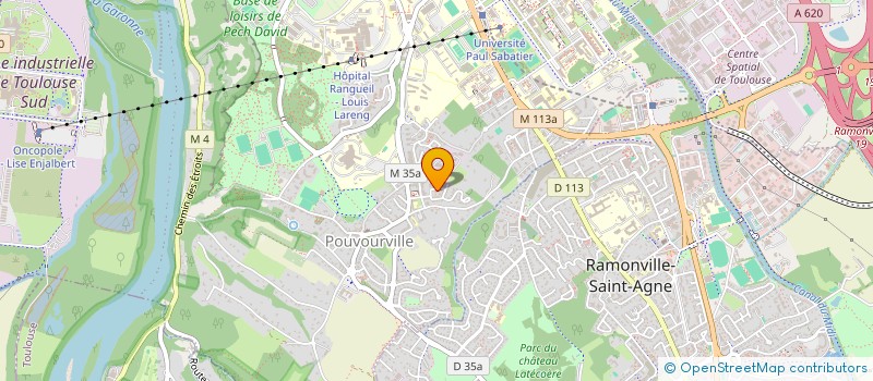 localisation de l'entreprise ASSOCIATION LES 10 ANS DES ENFOIROS  TOULOUSE