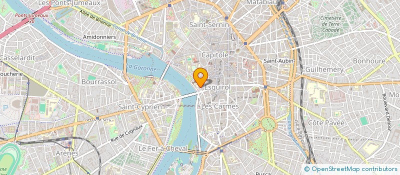 localisation de l'entreprise ASSOCIATION LES 111 DES ARTS TOULOUSE  TOULOUSE