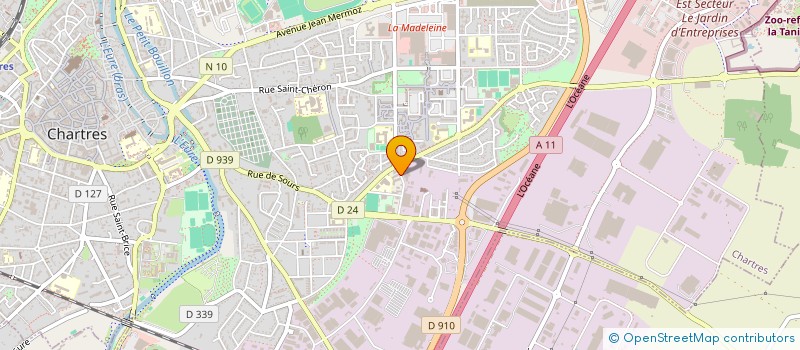localisation de l'entreprise ASSOCIATION LES 3 R à CHARTRES