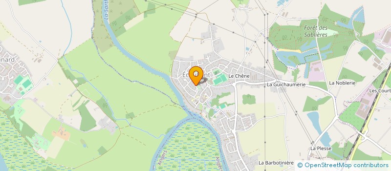 localisation de l'entreprise ASSOCIATION LES 4 CHOUETTES SUR UN FIL  ECOUFLANT