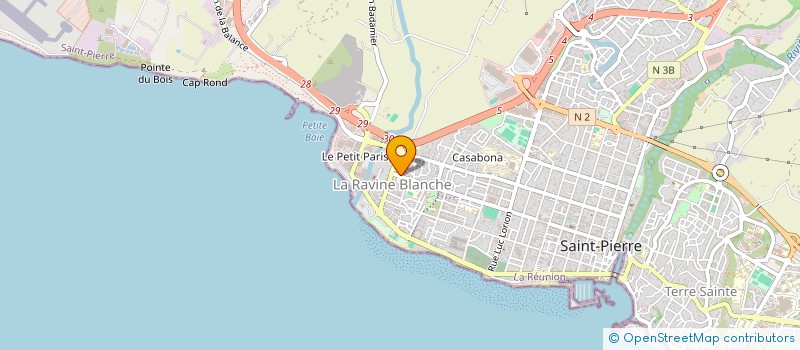 localisation de l'entreprise ASSOCIATION LES ABEILLES à SAINT-PIERRE