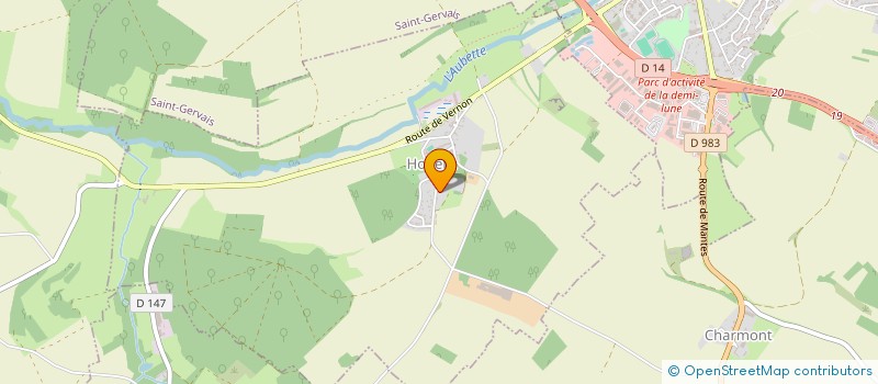 localisation de l'entreprise ASSOCIATION LES ABEILLES à HODENT