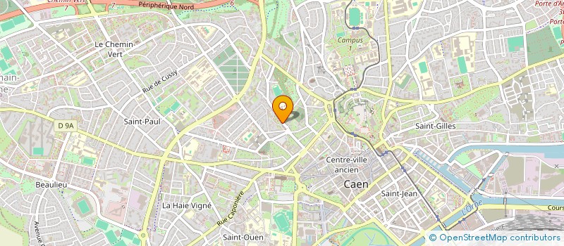 localisation de l'entreprise ASSOCIATION LES ACT LIES à CAEN