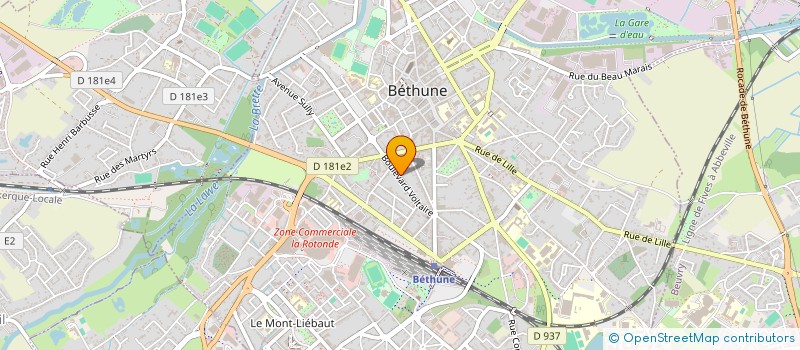 localisation de l'entreprise ASSOCIATION LES AILES DE RAFAEL à BETHUNE