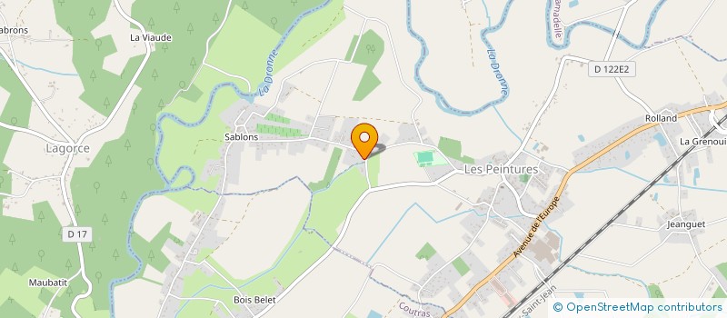 localisation de l'entreprise ASSOCIATION LES AILES DOREES  BAYAS