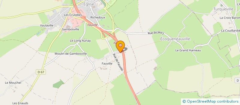 localisation de l'entreprise ASSOCIATION LES ALBERTS  SAINTE-MERE-EGLISE