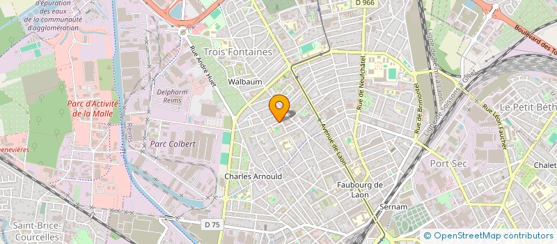 localisation de l'entreprise ASSOCIATION LES ALCOOLIQUES UNANIMES  REIMS