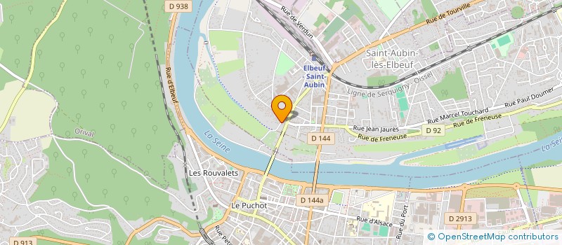 localisation de l'entreprise ASSOCIATION LES ALMEES  SAINT-AUBIN-LES-ELBEUF