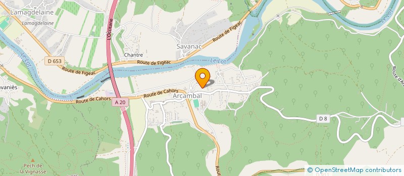 localisation de l'entreprise ASSOCIATION LES AMIS D'ARIOSO  ARCAMBAL