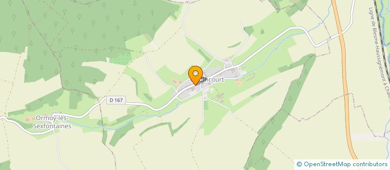 localisation de l'entreprise ASSOCIATION LES AMIS D'OUDINCOURT à OUDINCOURT