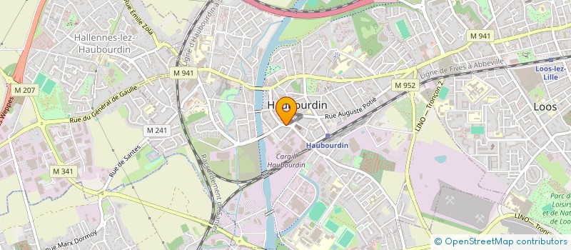 localisation de l'entreprise ASSOCIATION LES AMIS DE BERDINE à HAUBOURDIN