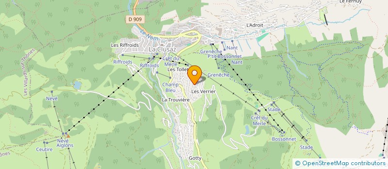 localisation de l'entreprise ASSOCIATION LES AMIS DE CARNAC à LA CLUSAZ