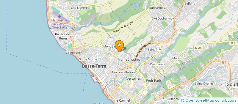 localisation de l'entreprise ASSOCIATION LES AMIS DE FELIX EBOUE à BASSE-TERRE