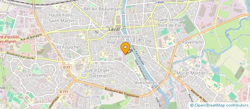 localisation de l'entreprise ASSOCIATION LES AMIS DE GEO HAM à LAVAL