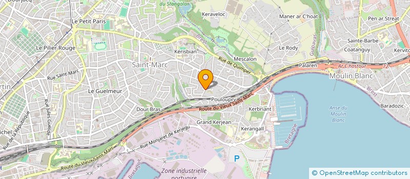 localisation de l'entreprise ASSOCIATION LES AMIS DE KERAMPERE à BREST