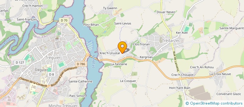 localisation de l'entreprise ASSOCIATION LES AMIS DE KERDALO à TREDARZEC