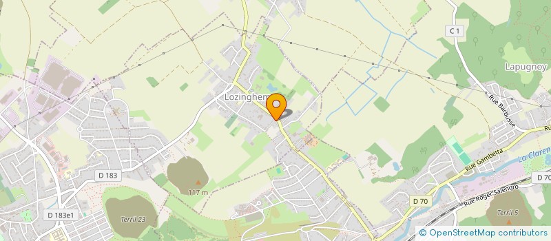 localisation de l'entreprise ASSOCIATION LES AMIS DE KILLIAN  LOZINGHEM