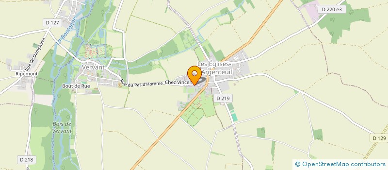 localisation de l'entreprise ASSOCIATION LES AMIS DE L'ACCORDEON  VERVANT