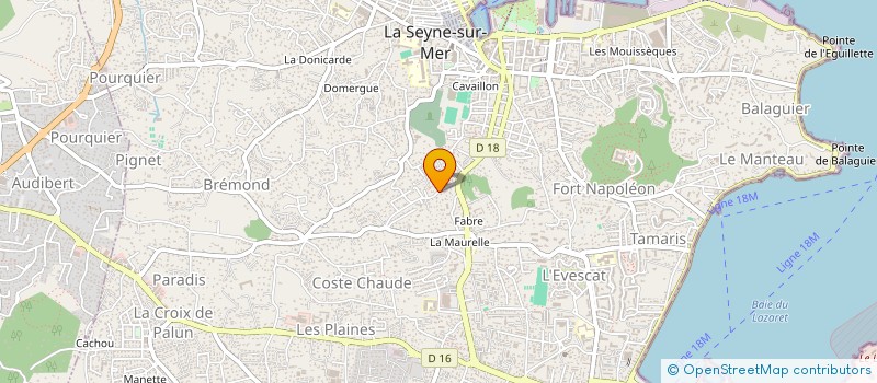 localisation de l'entreprise ASSOCIATION LES AMIS DE L ARCHE DE NOE  LA SEYNE-SUR-MER