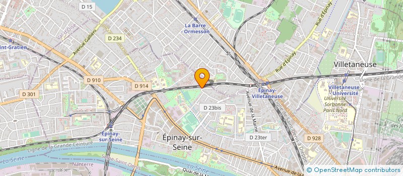localisation de l'entreprise ASSOCIATION LES AMIS DE L'ECOLE DU MONT SION à EPINAY-SUR-SEINE