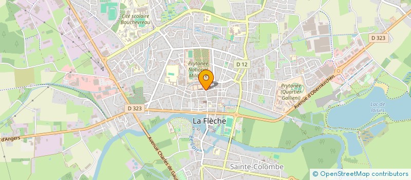 localisation de l'entreprise ASSOCIATION LES AMIS DE L EGLISE SAINT LOUIS DU PRYTANEE NATIONAL MILITAIRE DE LA FLECHE à LA FLECHE