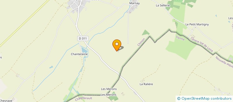 localisation de l'entreprise ASSOCIATION LES AMIS DE LA GRILLERE  FAYE-LA-VINEUSE