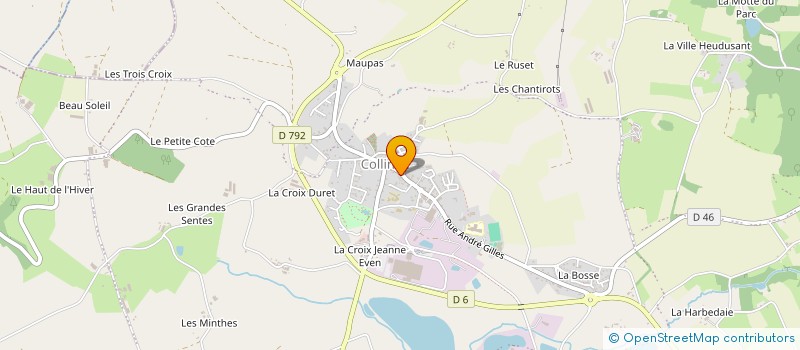 localisation de l'entreprise ASSOCIATION LES AMIS DE LA HUTTE à LE MENE