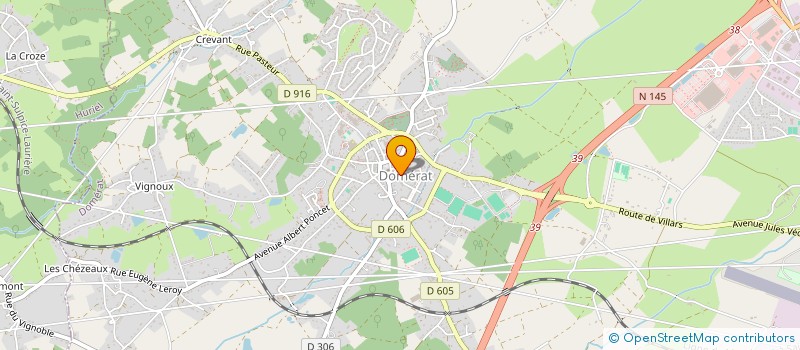 localisation de l'entreprise ASSOCIATION LES AMIS DE *LEON-LOUIS à DOMERAT