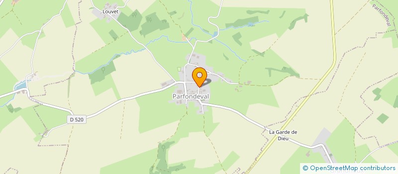 localisation de l'entreprise ASSOCIATION LES AMIS DE PARFONDEVAL ET DE SES ENVIRONS à PARFONDEVAL