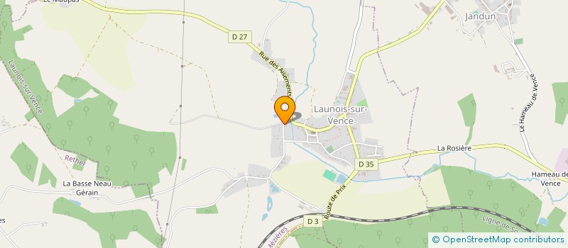 localisation de l'entreprise ASSOCIATION LES AMIS DE SAINT CLAIR  HAGNICOURT