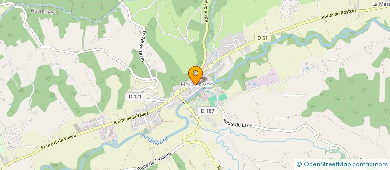 localisation de l'entreprise ASSOCIATION LES AMIS DE TREIGNEUX  HAUTERIVES