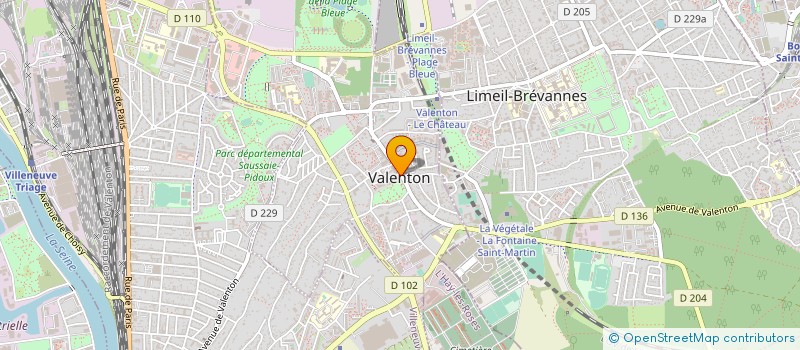 localisation de l'entreprise ASSOCIATION LES AMIS DE VALENTON à VALENTON