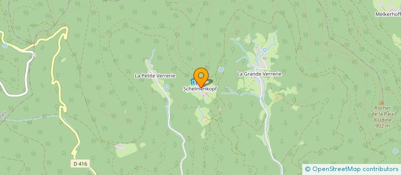 localisation de l'entreprise ASSOCIATION LES AMIS DES VERRERIES  RIBEAUVILLE