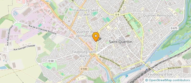 localisation de l'entreprise ASSOCIATION LES AMIS DU 22 DE LA POMME ROUGE à SAINT-QUENTIN