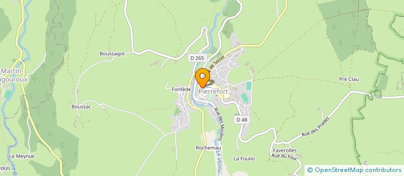 localisation de l'entreprise ASSOCIATION LES AMIS DU FESTIVAL HIRONDELLE (AMIRONDELLE) à SAINT-MARTIN-SOUS-VIGOUROUX