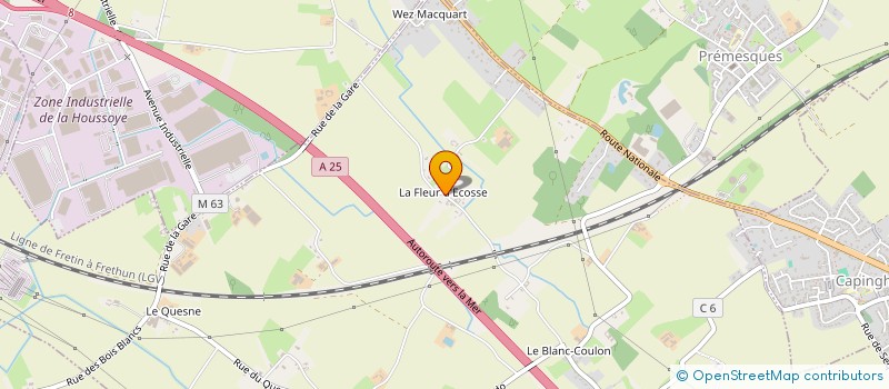 localisation de l'entreprise ASSOCIATION LES AMIS DU FORT PIERQUIN  ENNETIERES-EN-WEPPES