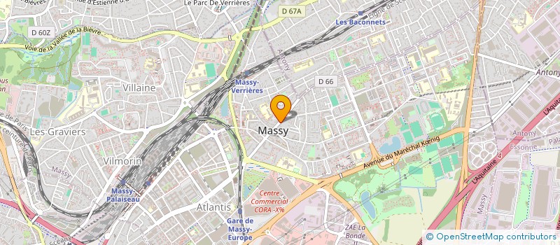 localisation de l'entreprise ASSOCIATION LES AMIS DU PETIT MASSICOIS à MASSY